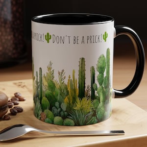 Kaktus-Kaffeetasse, Wüstenpflanze Tasse, Arizona Geschenkidee, Südwesten Sukkulente Tasse, Boho Pflanzenliebhaber Geschenk, Naturstimmung Tasse, einzigartige Keramiktasse