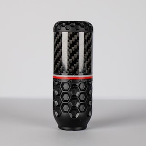 Carbon Fiber Shift Knob – Custom Colors & Textures | Hex Grip | Manual Car + Sim Racing Shifter Upgrade | Custom Gear Knob
