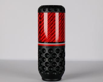 Pomo de cambio de fibra de carbono: empuñadura punteada, colores personalizados, actualización manual/SIM Racing