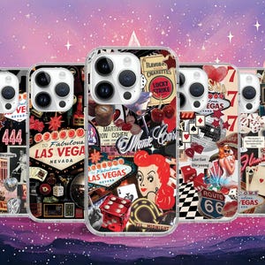 Funda de teléfono Las Vegas Casino Vintage 777 para iPhone 16 15 14 13 Pro Max Mini / Funda para Samsung S25 S24 S23 Ultra FE / Funda para Google Pixel