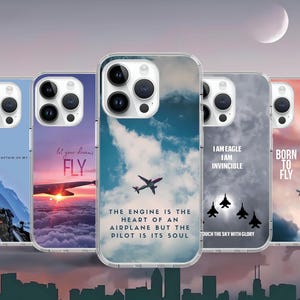 Luchtvaartvliegtuig Vliegtuig Citaat telefoonhoesje voor iPhone 16 15 14 13 12 Pro Max Mini / hoesje voor Samsung S25 S24 S23 Ultra / hoesje voor Google Pixel
