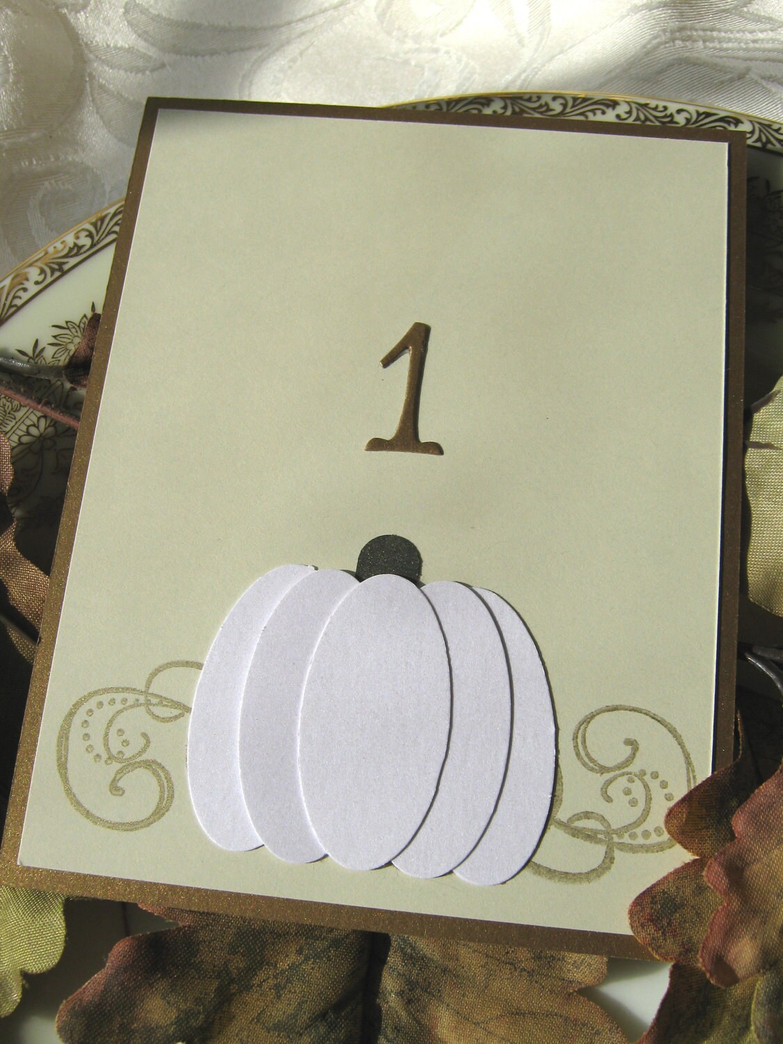 Fall Table Numbers White Pumpkin Wedding Table Numbers, Fall Table Numbers - Etsy