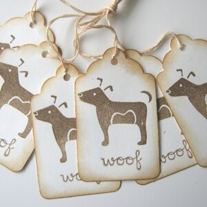 Woof Dog Gift Tags image 2
