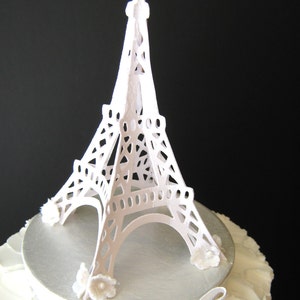 Eiffle Tower Wedding Cake Topper image 2