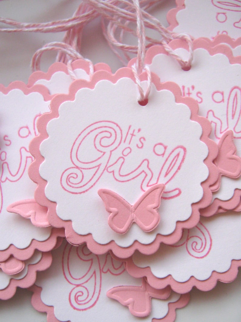it-s-a-girl-baby-gift-tags-pink-and-white-baby-girl-etsy
