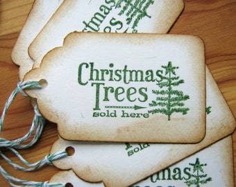 Christmas Tree  Christmas Gift Tags Holiday Tags