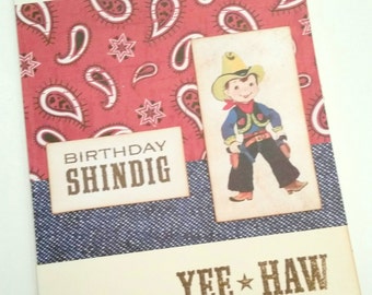 Birthday Shindig, Children's Cowboy Birthday Invitation