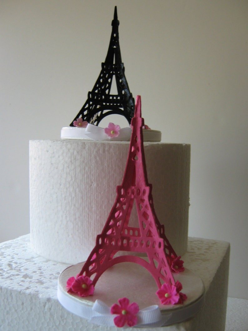 Eiffle Tower Wedding Cake Topper image 5