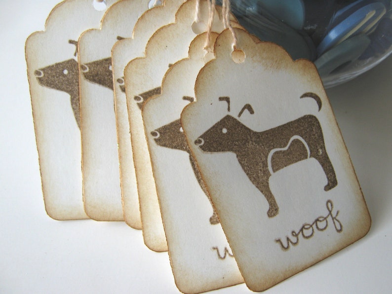 Woof Dog Gift Tags image 3