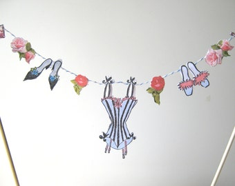 Estamenha de bolo de lingerie, topo de bolo, topo de bolo para despedida de solteira