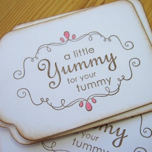 Yummy For Your Tummy Treat Tags image 4