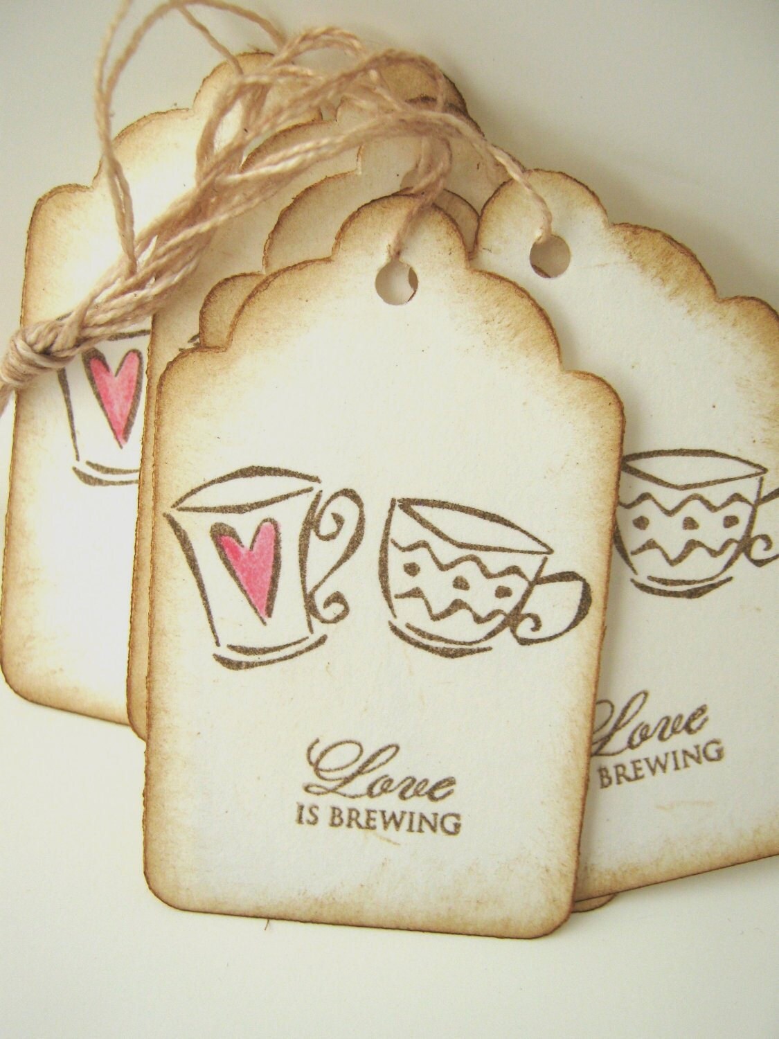 Wedding Wish Tags Love is Brewing Espresso Coffee Mugs Etsy