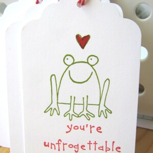 Frog Valentine Gift Tags image 1