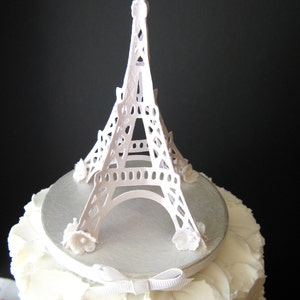 Eiffle Tower Wedding Cake Topper image 1