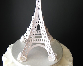 Eiffle Tower Wedding Cake Topper