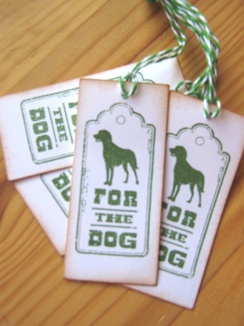 For The Dog Christmas Gift Tags | Etsy