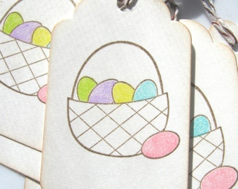 Easter Basket Gift Tags, Easter Gift Tags, Easter Egg Gift Tags