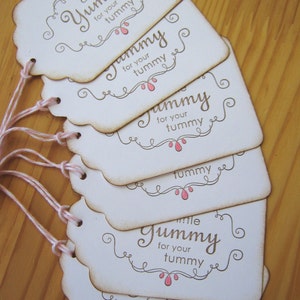 Yummy For Your Tummy Treat Tags image 3