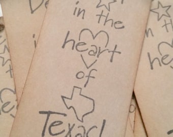 Deep in the Heart of Texas gift tags