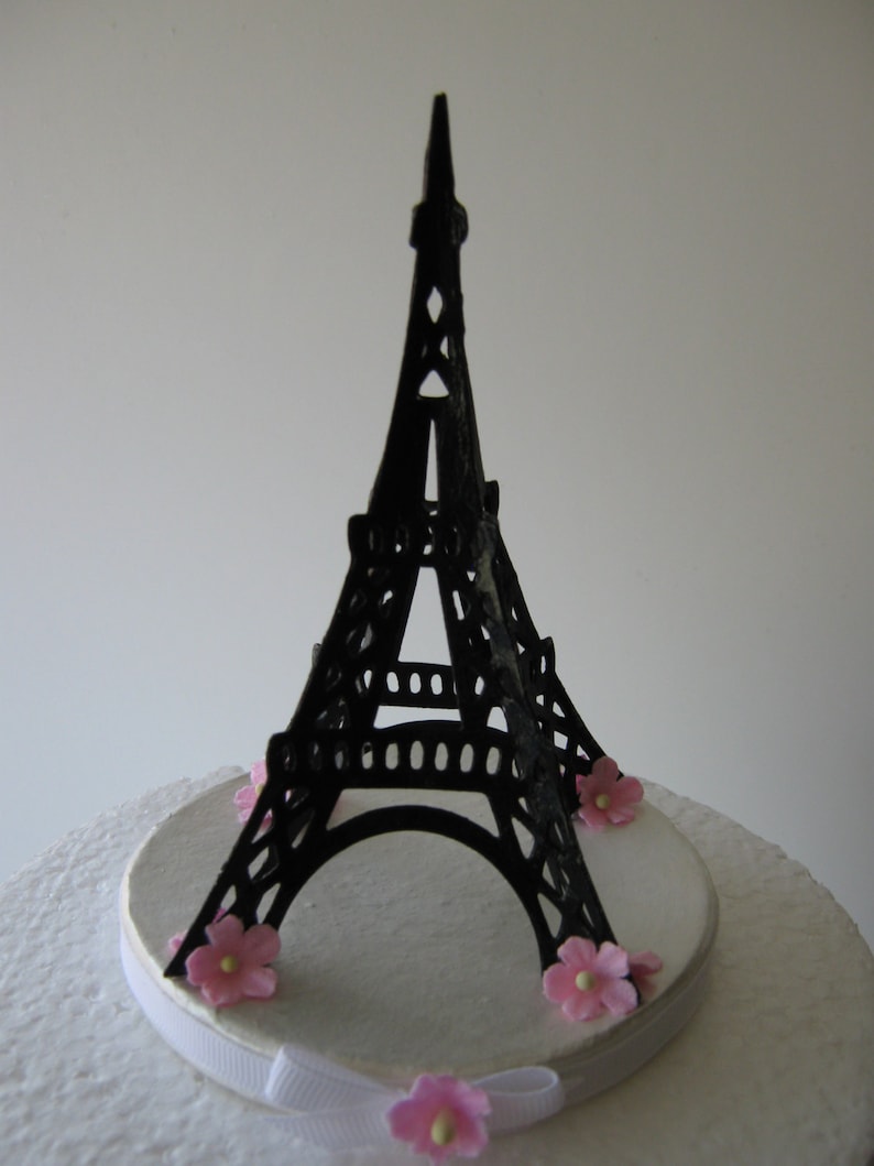 Eiffle Tower Wedding Cake Topper image 4