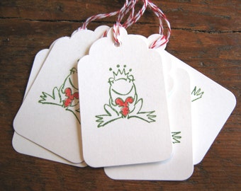 Frog Prince Gift Tags, Valentine Tags