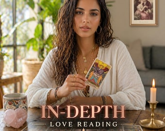 Lectura profunda del Tarot del Amor, Lectura psíquica del amor en la misma hora, Orientación precisa sobre relaciones.