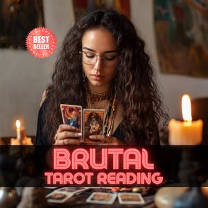 Brutal Tarot Reading | Honest and Direct Psychic Reading | Same Day Insights | Clairvoyant & Telepathic Guidance | Psychic Love Reading