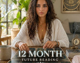 12 Month Future Tarot Reading, Psychic Monthly Forecast for Love Career and Life, Yearly Prediction