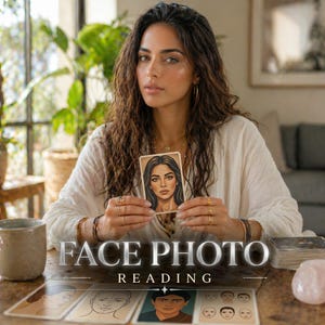 Análisis psíquico de lectura facial, lectura intuitiva de fotos del rostro para descubrir el destino de la personalidad y el camino del alma.