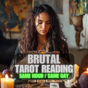 Lectura de tarot brutal / Lectura psíquica honesta y directa / Percepciones el mismo día / Orientación clarividente y telepática / Lectura psíquica del amor