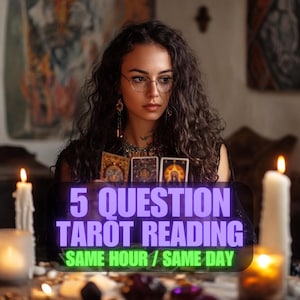 Lectura de tarot de 5 preguntas / Lectura de tarot a la misma hora / Cartas psíquicas precisas del tarot / Perspectivas del tarot sobre el amor y la amistad / Lectura psíquica futura