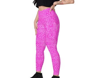 新品未使用　【SUKALA】レオパードプリントレギンス　ピンクレオパード　M SUKALA】レオパードプリントレギンス(S・M・Lサイズ ピンク