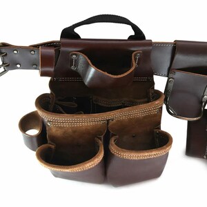 carpenter tool belt, tool belt pouch, custom tool belt, work suspenders, woodworker gift, tool belt for men, gifts for husband, electrician toolbelt, oil tanned tool belt, diy gifts, construction belt, adjustable tool belt, heavy duty tool belt