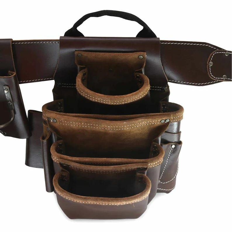 carpenter tool belt, tool belt pouch, custom tool belt, work suspenders, woodworker gift, tool belt for men, gifts for husband, electrician toolbelt, oil tanned tool belt, diy gifts, construction belt, adjustable tool belt, heavy duty tool belt