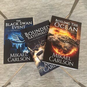 Signed & Dedicated America, Inc. Saga Paperback Political Suspense Thriller Books