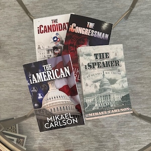 Signed & Dedicated Michael Bennit Series Paperback Political Suspense Thriller Books