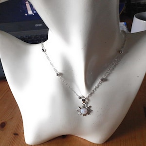 Clear Crystal Bridesmaid Necklace: Swarovski Bridal Necklace, Sterling Silver Bridesmaid Jewelry, Swarovski Wedding Jewelry, Bridesmaid Gift
