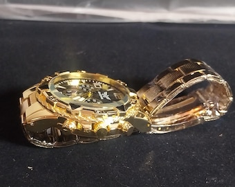 Reloj de cuarzo elegante de lujo / Regalo para hombre