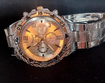 Reloj de cuarzo elegante de lujo / Regalo para hombre