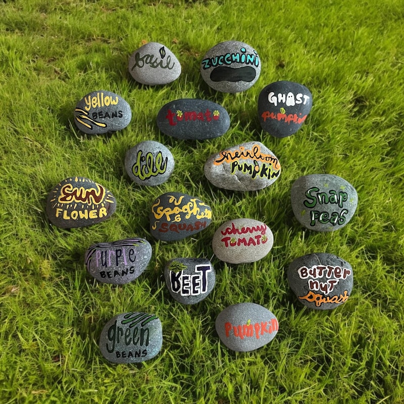 Vegetable Garden Rocks - Etsy
