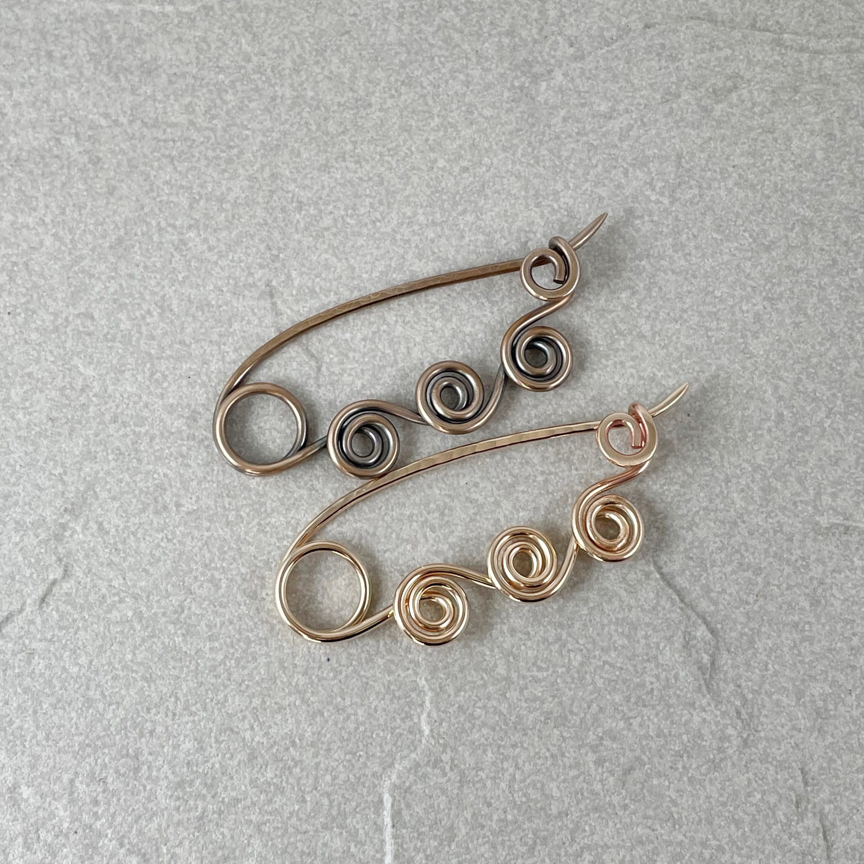 Oxidized Brass Wire - Hand Finished - You Pick Gauge 12, 14, 16