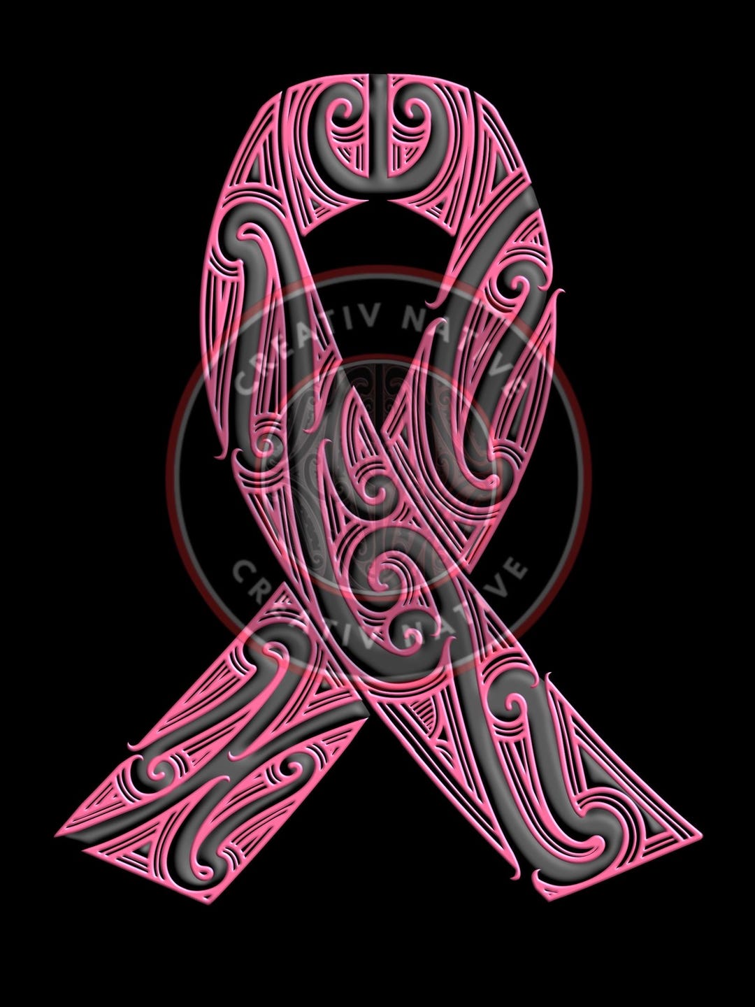 Maori BC Ribbon Png Digital Design - Etsy UK