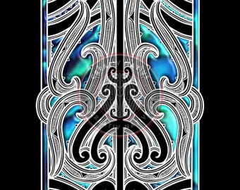 Māori PNG Design Digital Download