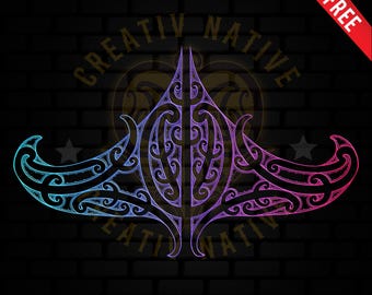 Māori PNG Design Digital Download + 1 FREE!