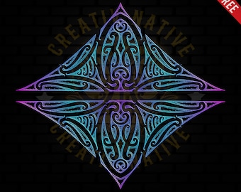 Māori PNG Design Digital Download + 1 FREE!