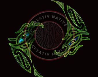 Māori PNG Design Digital Download
