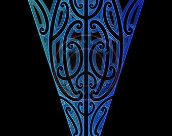 Māori PNG Design Digital Art