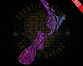 Māori PNG Design Digital Download + 1 FREE!