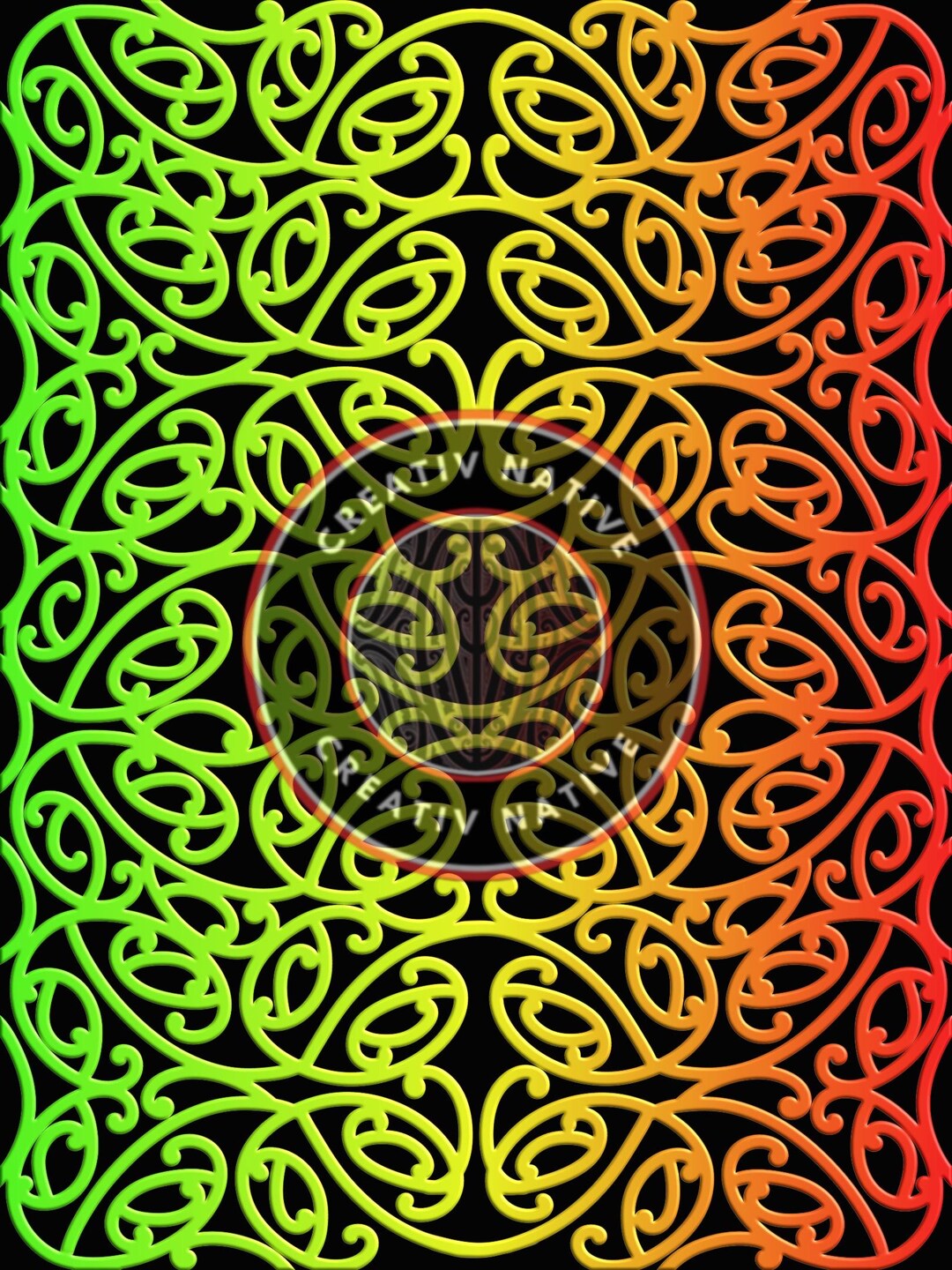 Selasi Rasta Vector Rasta Māori Seamless PNG Design - Etsy Australia