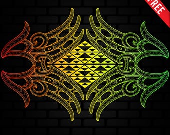 Māori PNG Design Digital Download + 1 FREE!